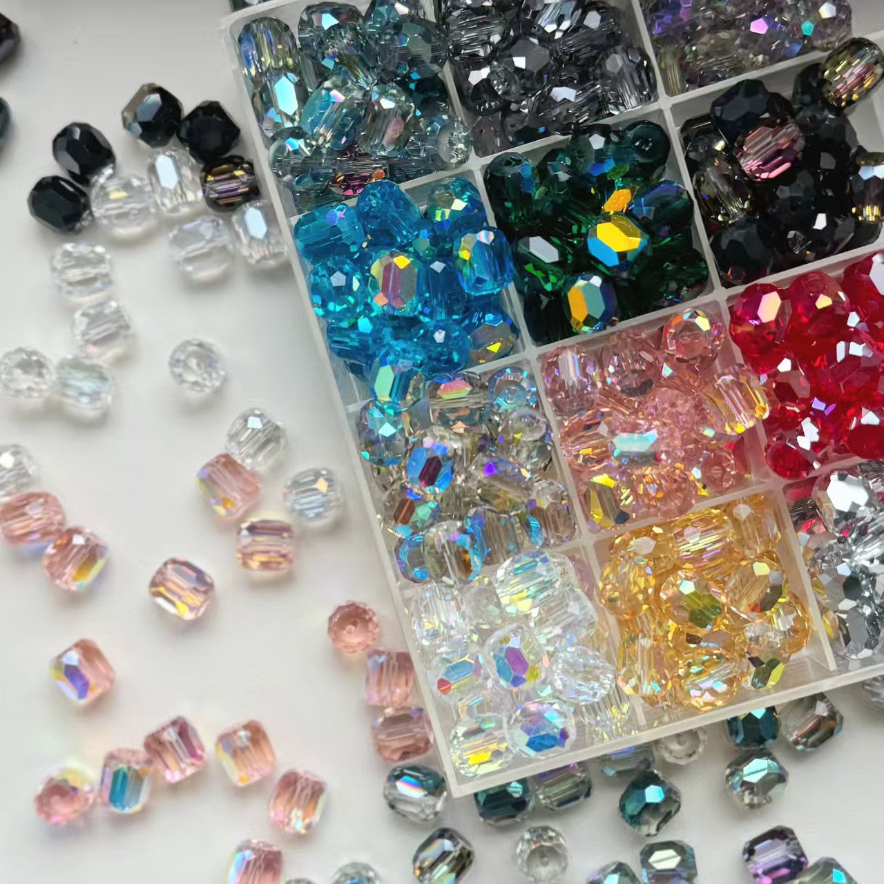 New!! Super Shiny Glass Crystal Beads（Only partial styles shown in pictures）
