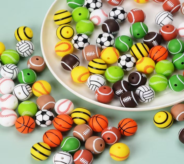 Mixed Color Silicone Beads