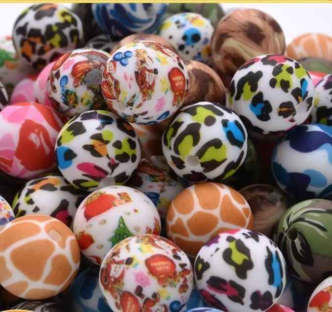 Mixed Color Silicone Beads